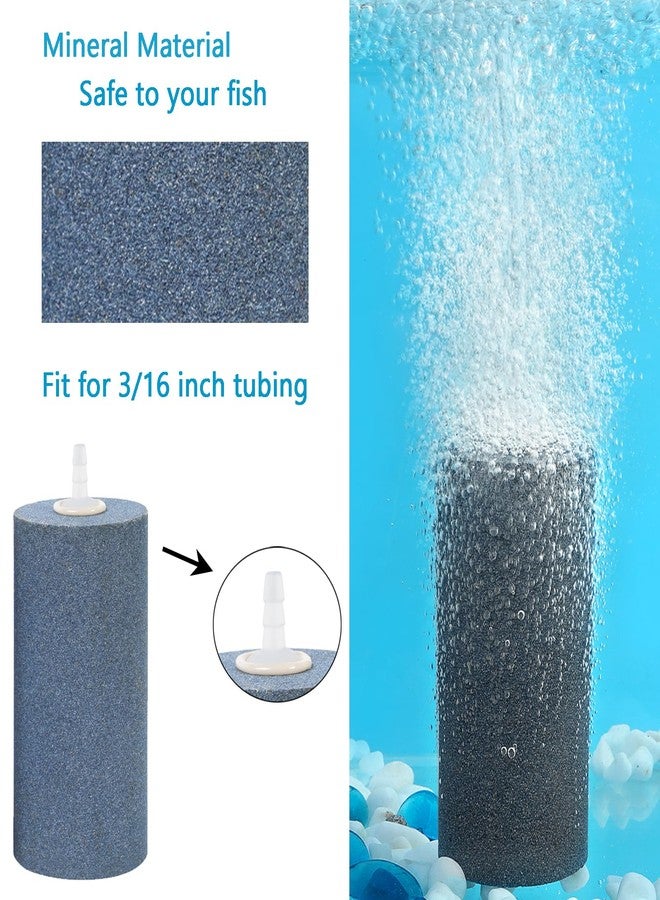 AQUANEAT مجموعة أحجار تهوية لأحواض السمك من أكوانيت، 4×2 بوصة، 10 قطع، موزع هواء، أحجار تهوية لأحواض السمك، أحواض الأسماك، البرك والزراعة المائية - Image 5